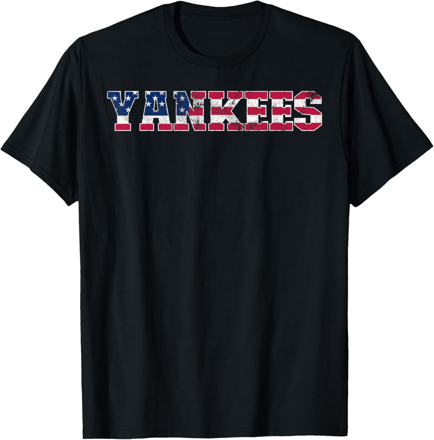 Yankees Name Vintage Lover Men Women Boy T-Shirt - T-Shirt | Black