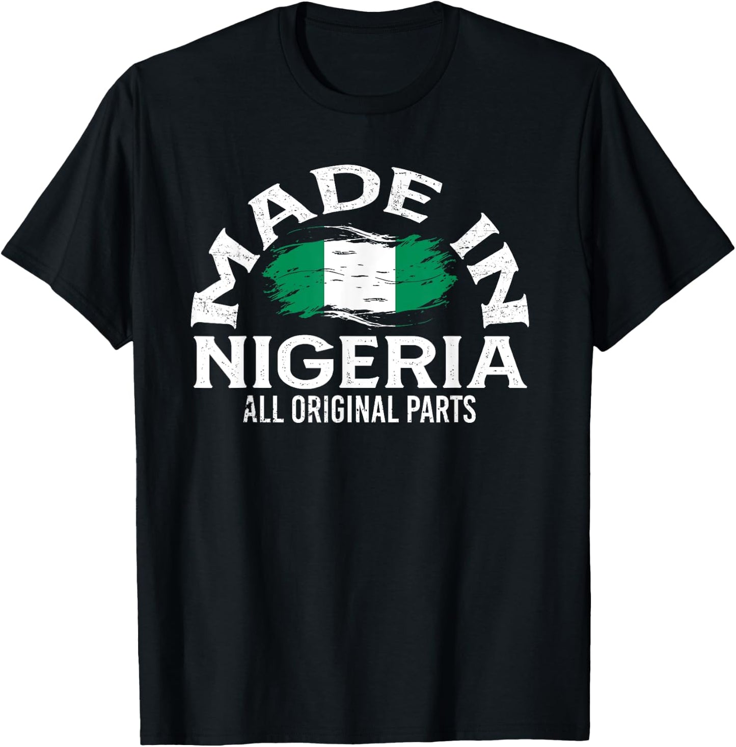 Nigeria Nigerian Flag Nigeria T-Shirt - T-Shirt | Black
