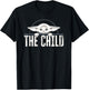 Star Wars The Mandalorian The Child Grogu Weathered Logo T-Shirt - T-Shirt | Black