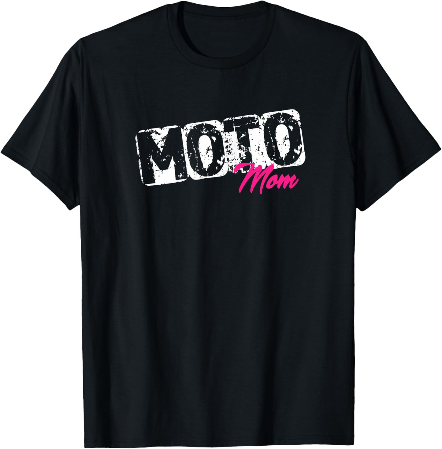 Moto Mom Dirt Bike Motocross Racing T-Shirt - T-Shirt | Black