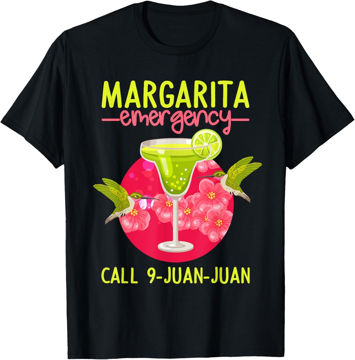 Margarita Emergency Shirt Mexican Fiesta Funny Cinco de Mayo T-Shirt - T-Shirt | Black