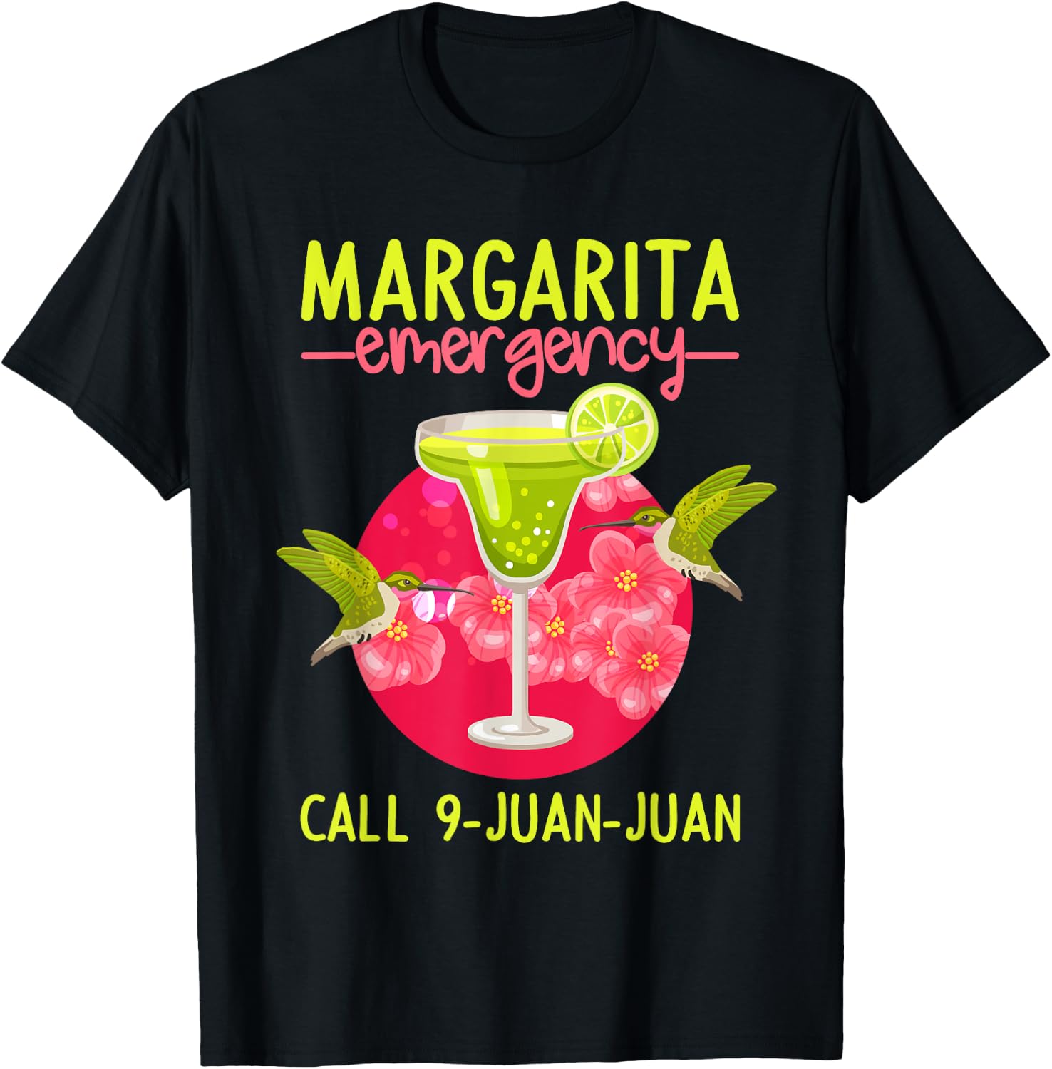 Margarita Emergency Shirt Mexican Fiesta Funny Cinco de Mayo T-Shirt - T-Shirt | Black