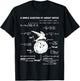 A Simple Question Of Weight Ratios Funny Math Teacher T-Shirt - T-Shirt | Black