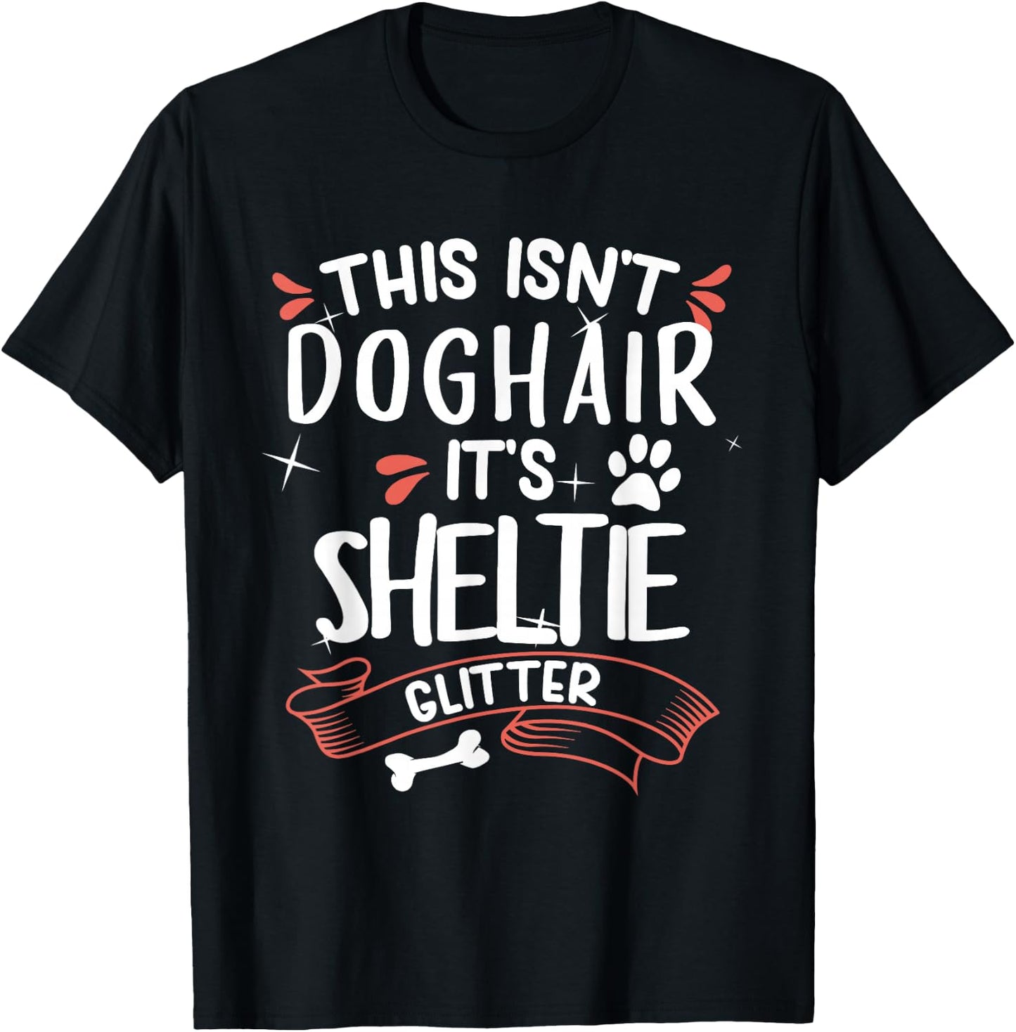 Shetland Sheepdog Shirt Men Women Sheltie Dog Mom Dog Lover T-Shirt - T-Shirt | Black