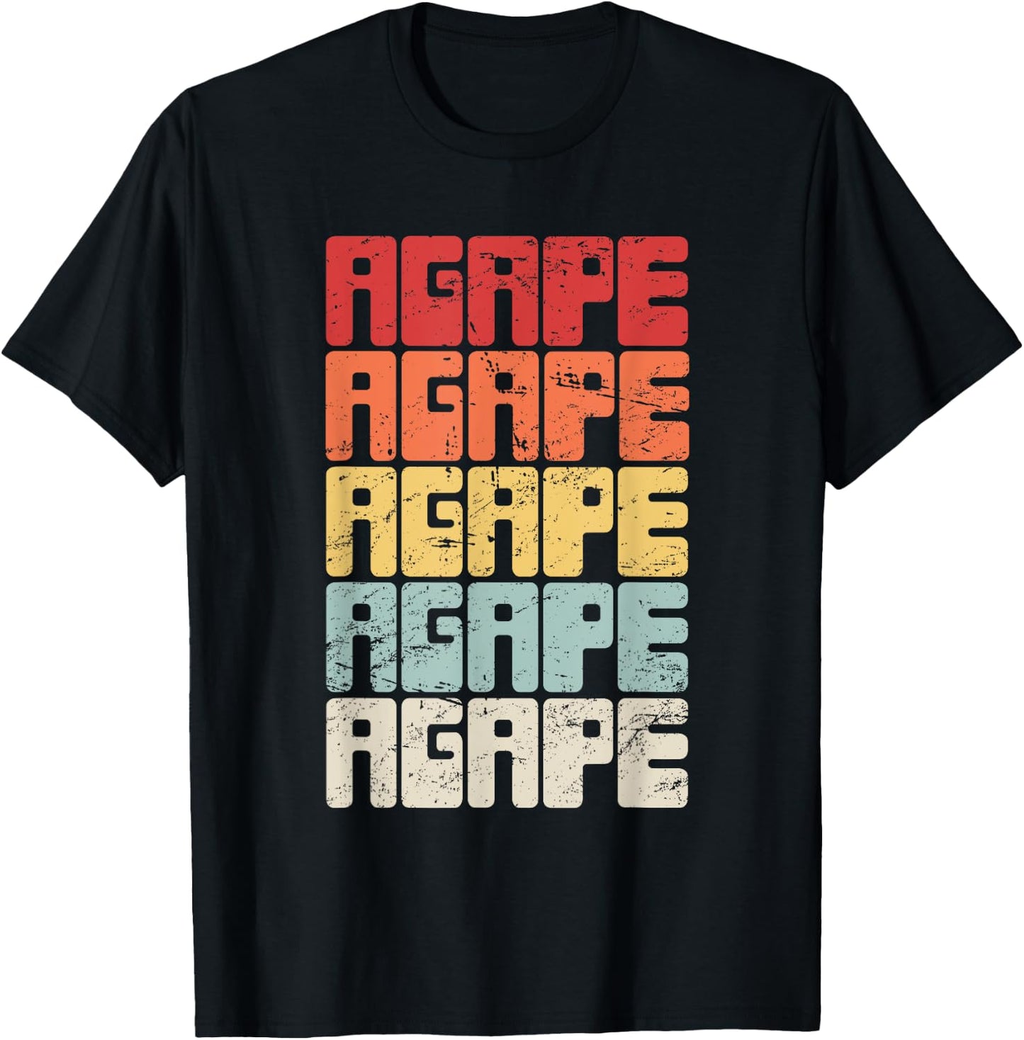 Proud Christian in Jesus - Agape T-Shirt - T-Shirt | Black