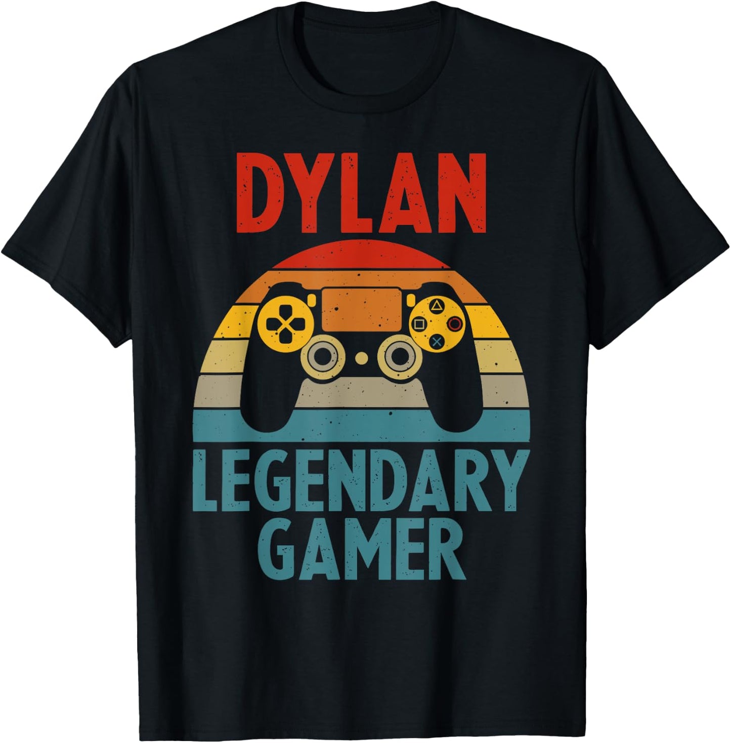 DYLAN Gift Name Personalized Funny Gaming Geek Birthday T-Shirt - T-Shirt | Black