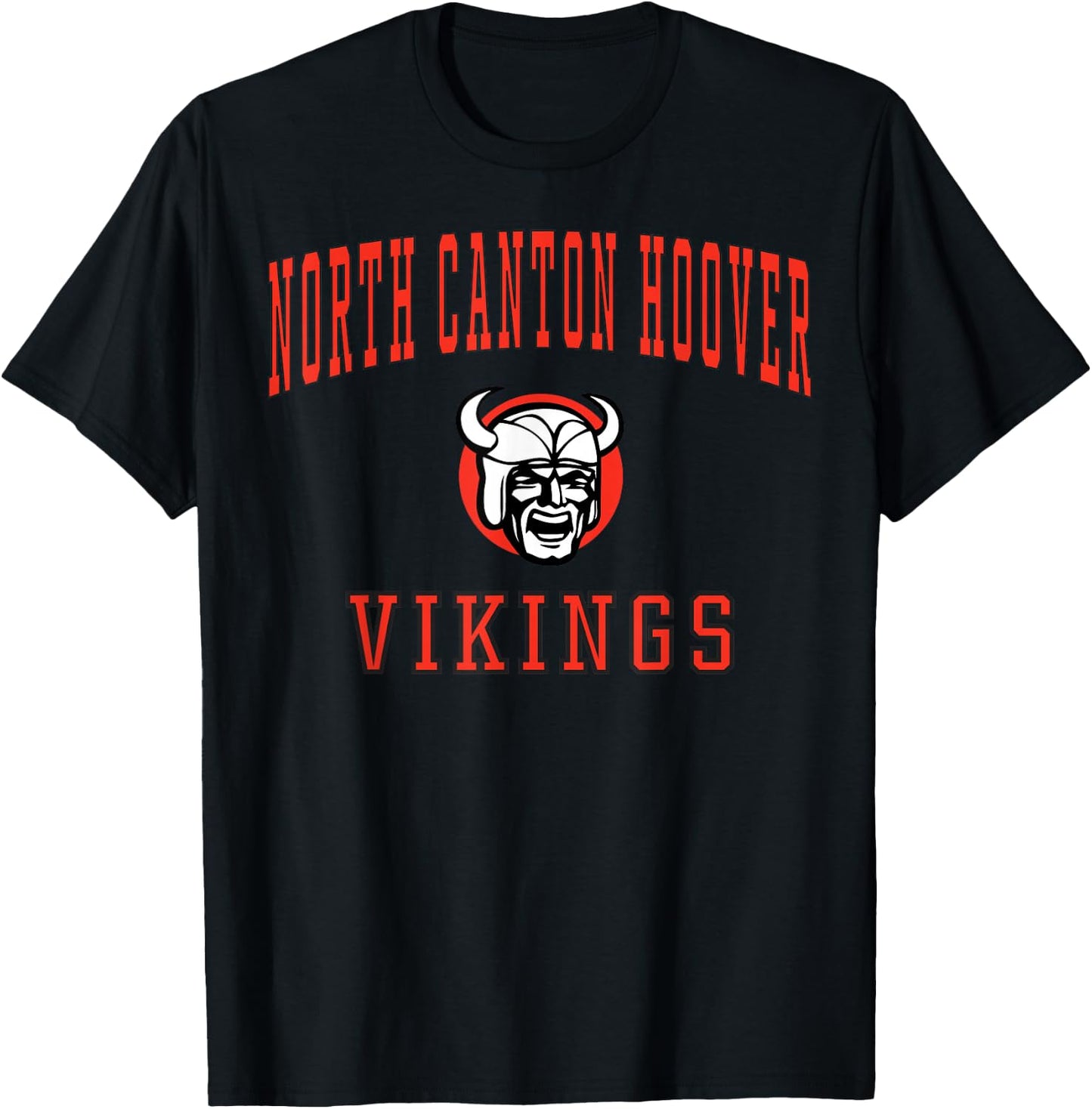 North Canton Hoover High School Vikings C1 T-Shirt - T-Shirt | Black