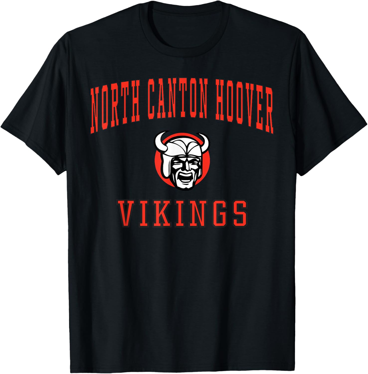 North Canton Hoover High School Vikings C1 T-Shirt - T-Shirt | Black