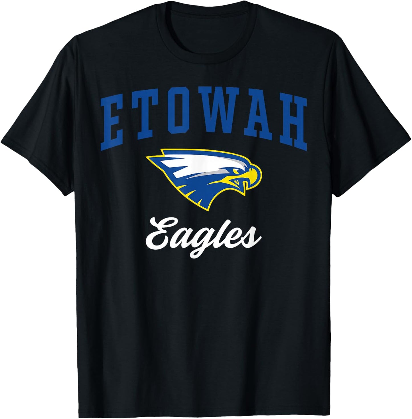Etowah High School Eagles C3 T-Shirt - T-Shirt | Black