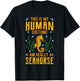 Seahorse Human COstume Aquatic Sea Animal Fish Hippocampus T-Shirt - T-Shirt | Black