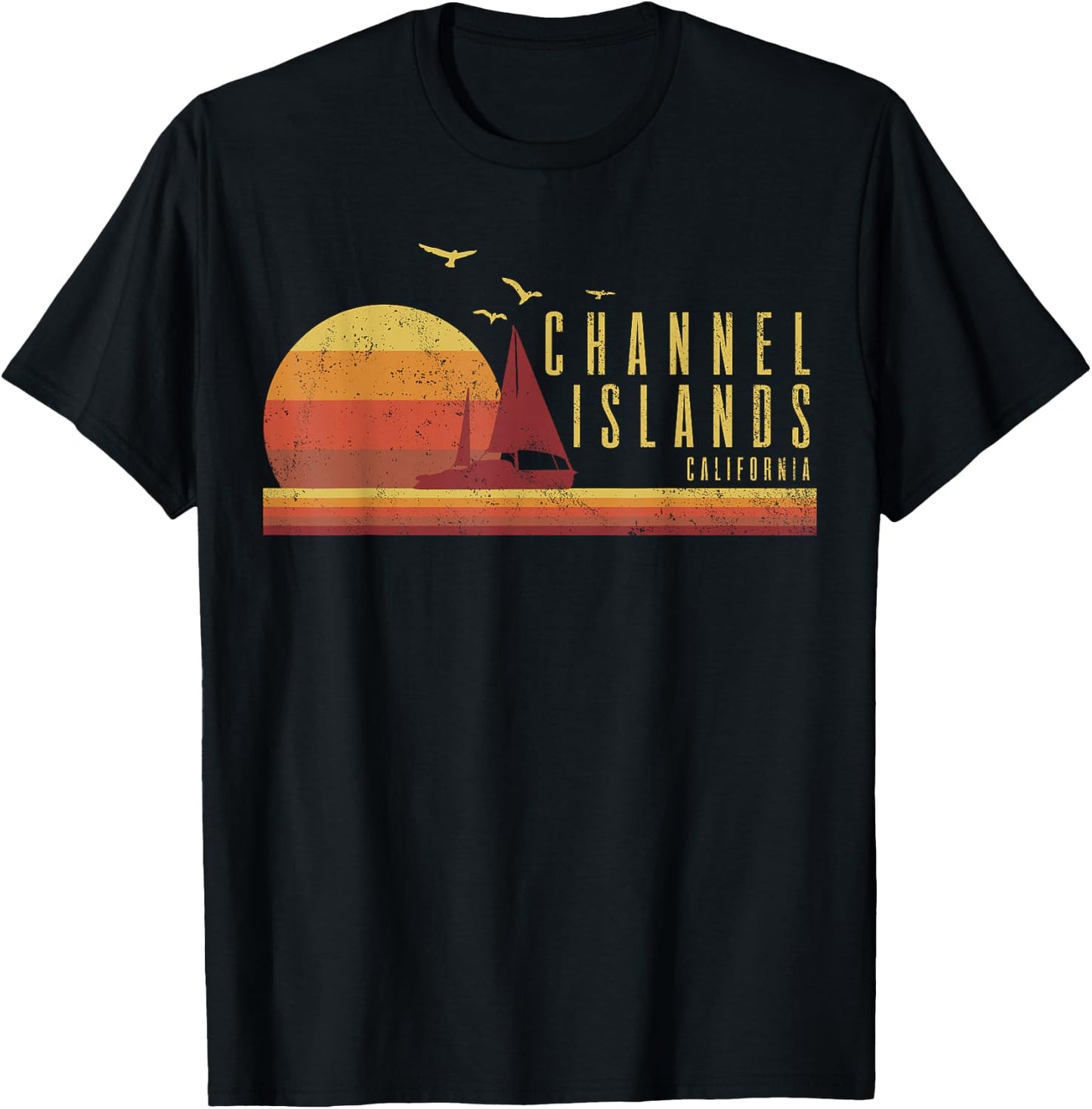 Channel Island California T-Shirt - T-Shirt | Black