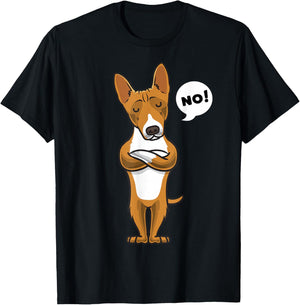 Stubborn Basenji Dog Owner T-Shirt - T-Shirt | Black