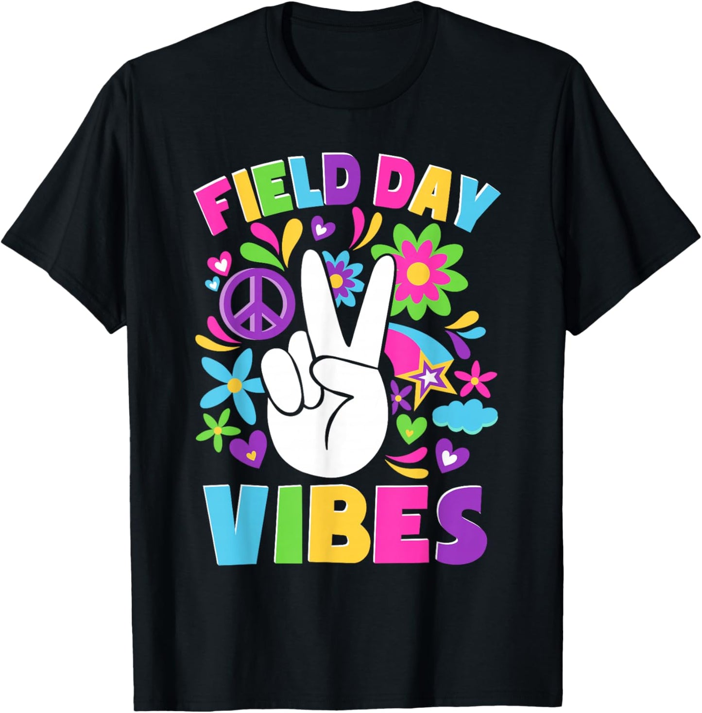 Field Day Vibes T-Shirt - T-Shirt | Black