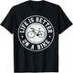 Bicycle Road Bike Cycling Road Cyclist Cyclist Gift T-Shirt - T-Shirt | Black