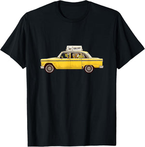 Ghostbusters Ghouls in Taxi Retro Movie T-Shirt - T-Shirt | Black