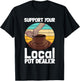 Funny Pottery Gift Pot Dealer Men Women Pottery Artists Small T-Shirt - T-Shirt | Black