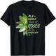 In A World Full Of Roses Be A Succulent Cactus T-Shirt - T-Shirt | Black