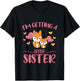 Baby Sister Reveal Im Getting A Little Sister Cute Foxes T-Shirt - T-Shirt | Black