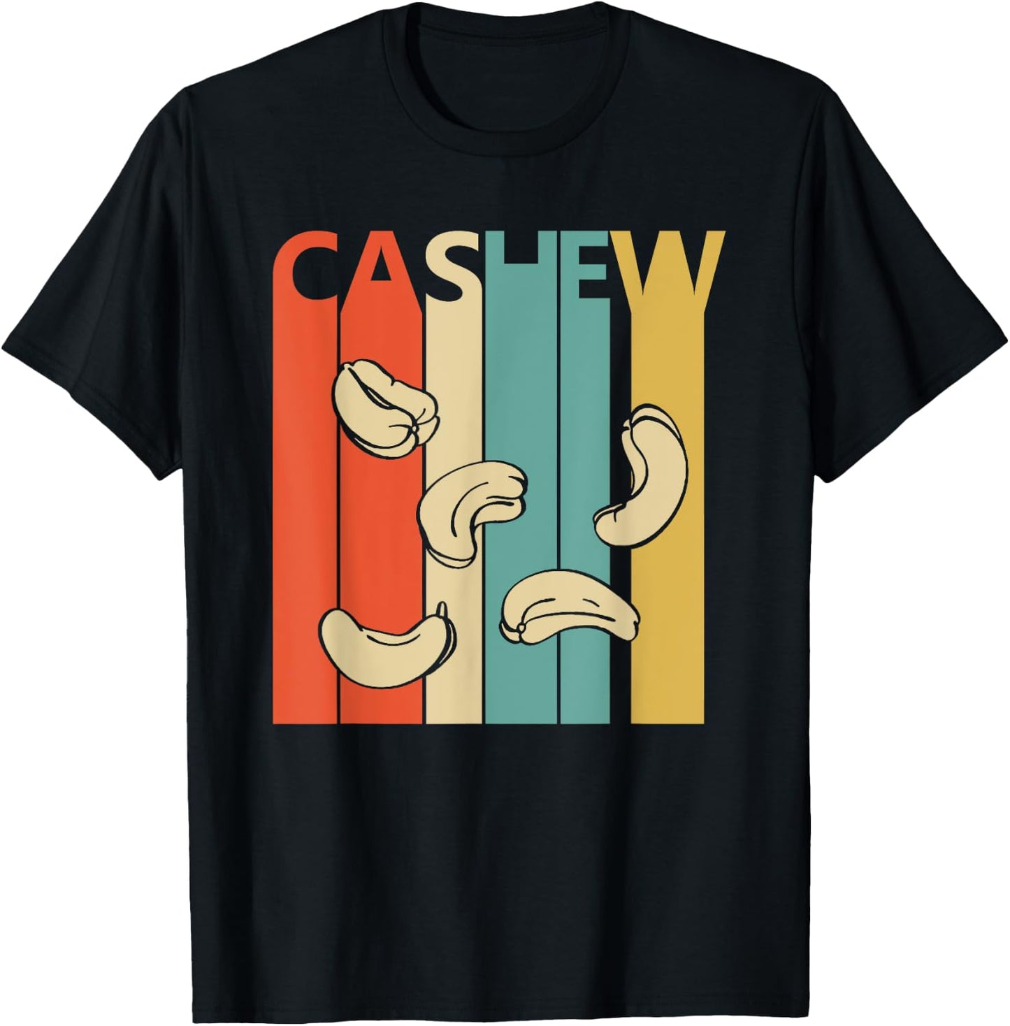 Vintage Cashew T-Shirt - T-Shirt | Black