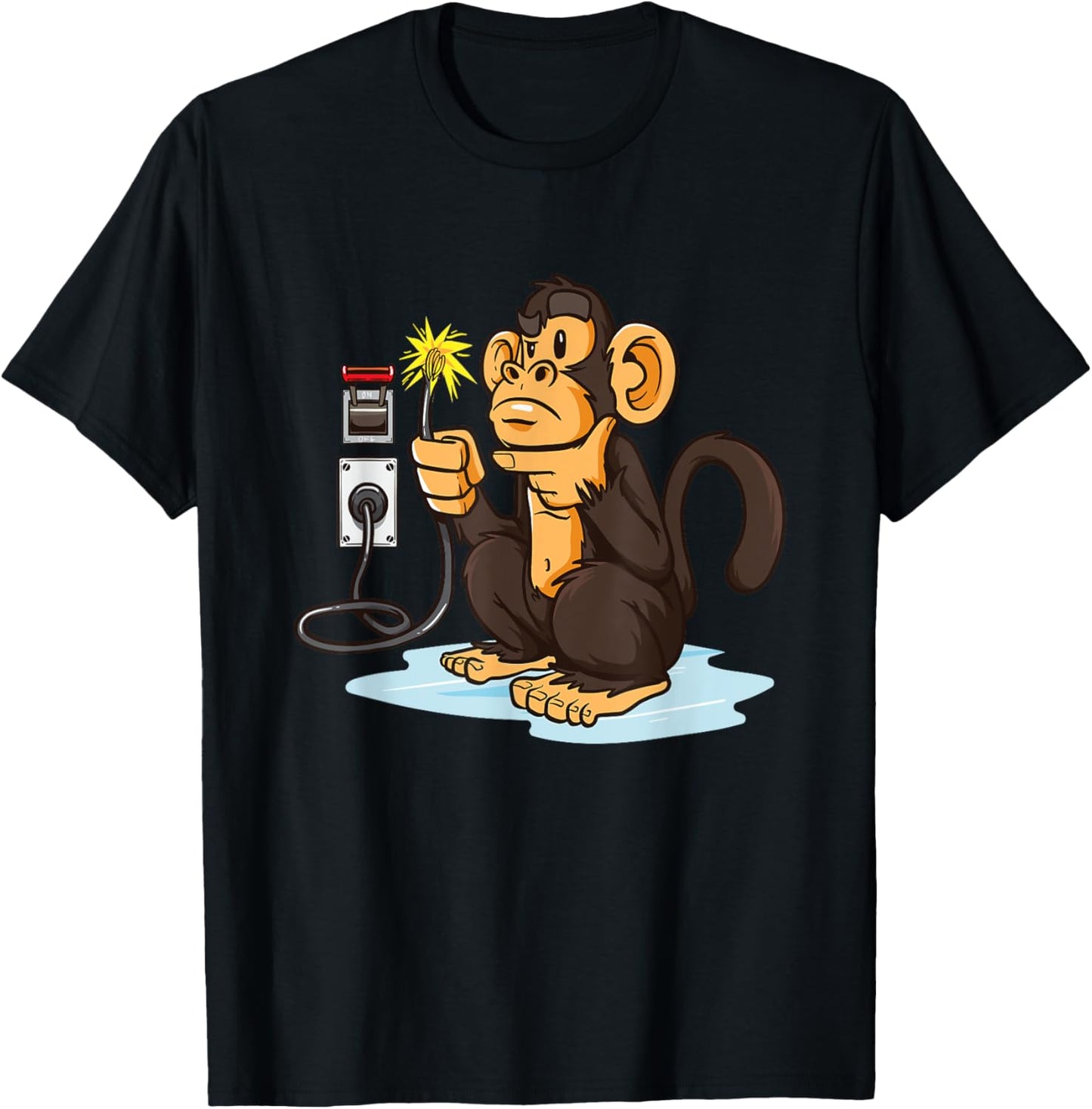 Electrician for electrician T-Shirt - T-Shirt | Black