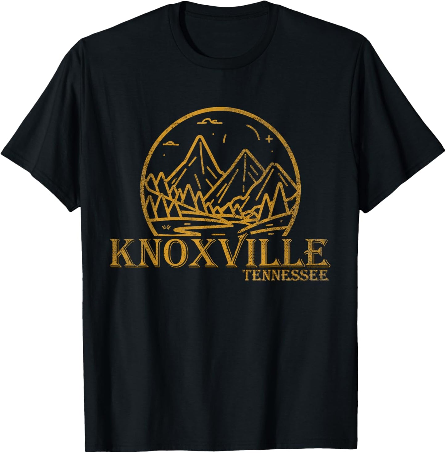 Knoxville Tennessee TN | Outdoor Hiking T-Shirt - T-Shirt | Black