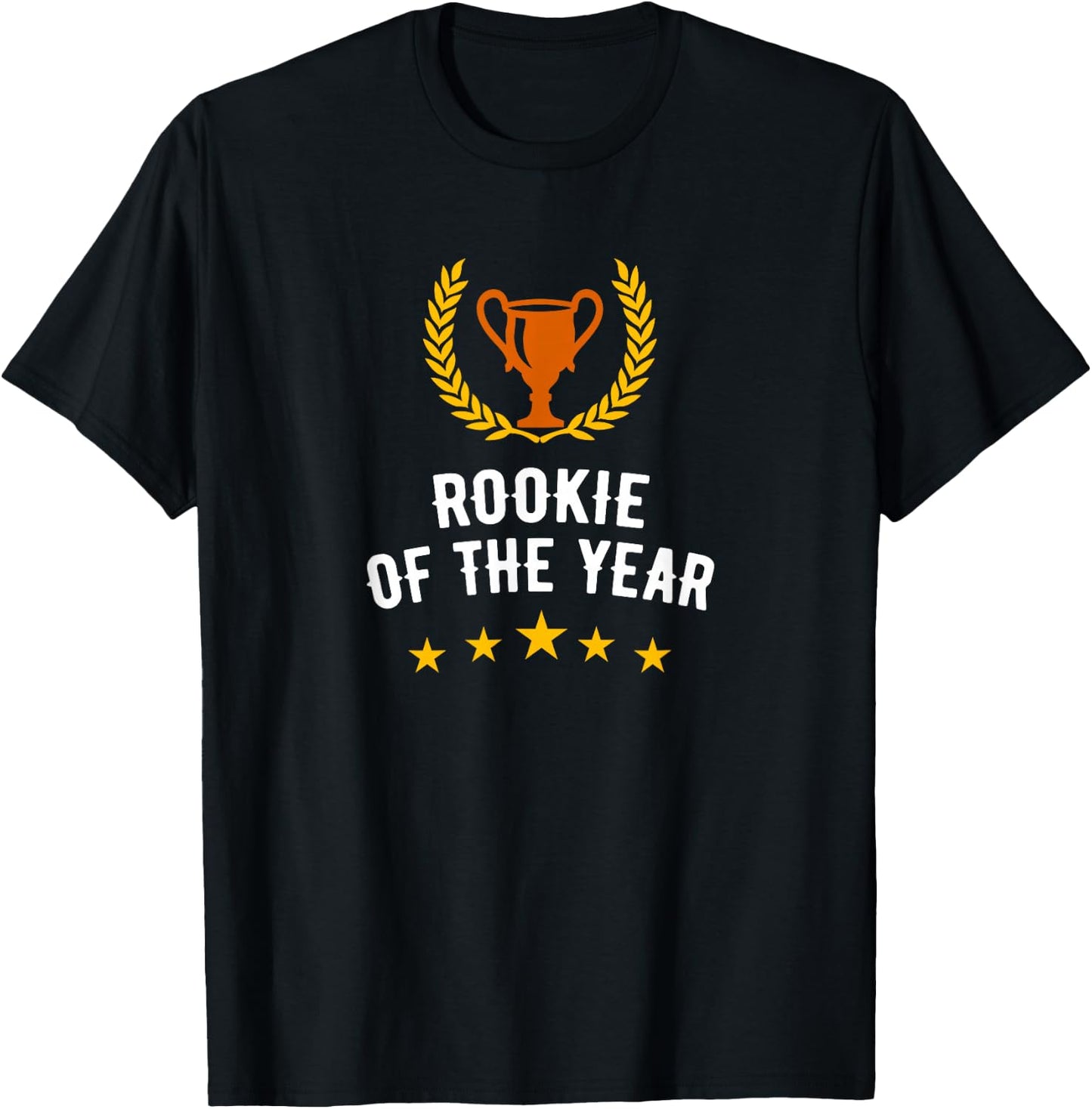 Rookie of the Year Awards and Gifts Men's -Adults Black Modern Basketball T-Shirt - T-Shirt | Black