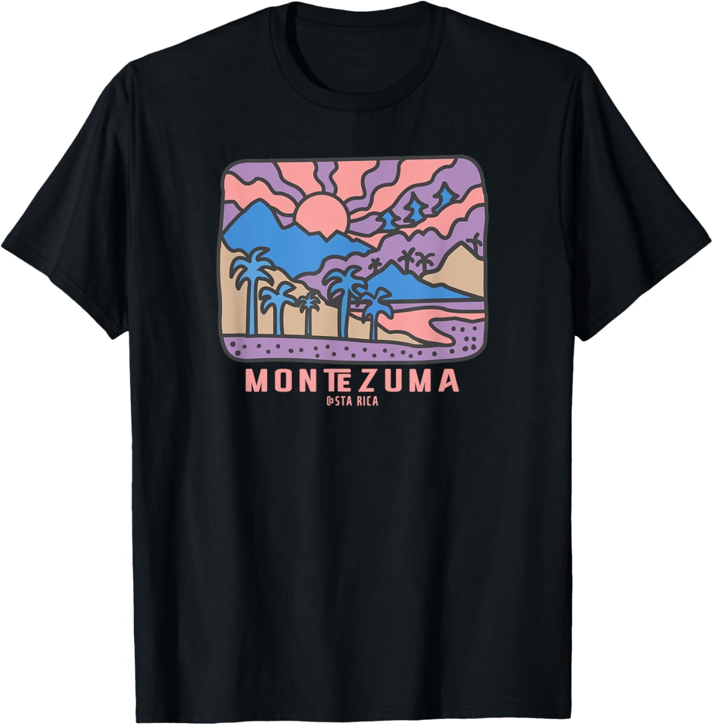 Montezuma Costa Rica T-Shirt - T-Shirt | Black