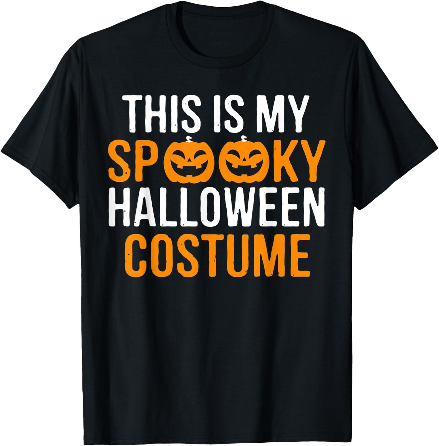 This Is My Spooky Halloween Costume T-Shirt - T-Shirt | Black