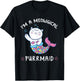 I'm A Meowgical PURRMAID Cute Mermaid Cat Women Kids T-Shirt - T-Shirt | Black