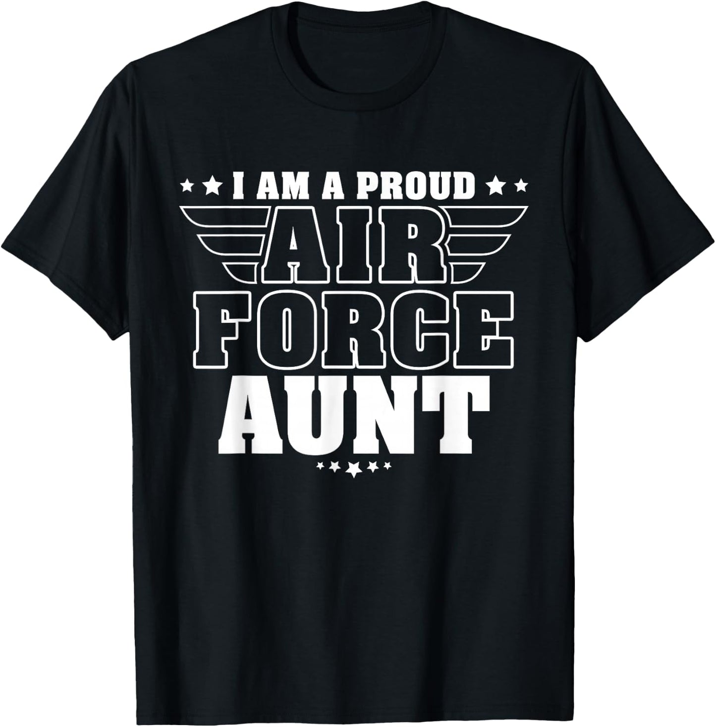Ich Bin Eine Stolze Tante Einer Luftwaffe Soldiers [German Language] T-Shirt - T-Shirt | Black