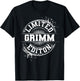 GRIMM Funny Surname Family Tree Birthday Reunion Gift T-Shirt - T-Shirt | Black