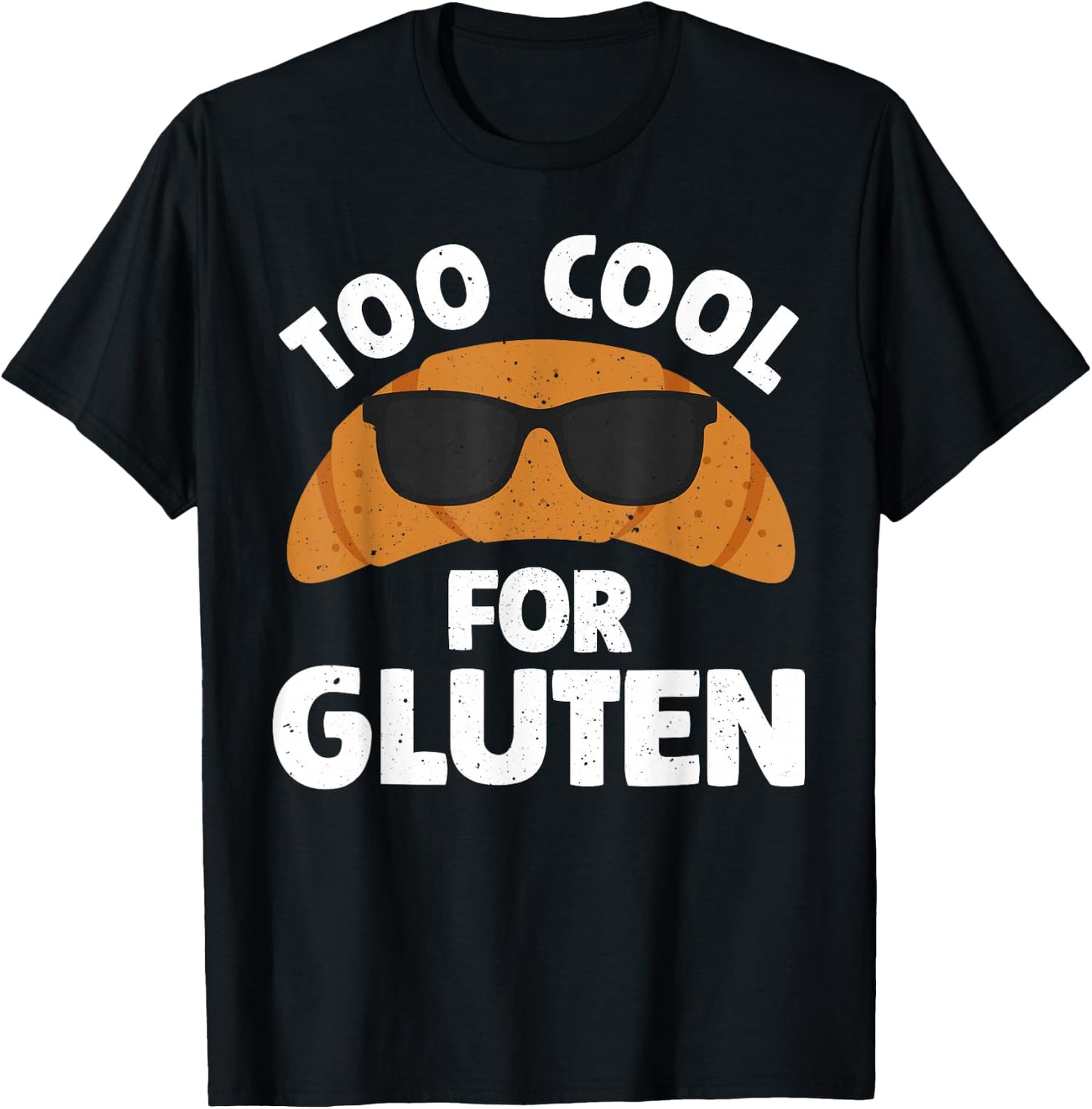 Funny Gluten Free Art For Boys Girls Men Celiac Awareness T-Shirt - T-Shirt | Black