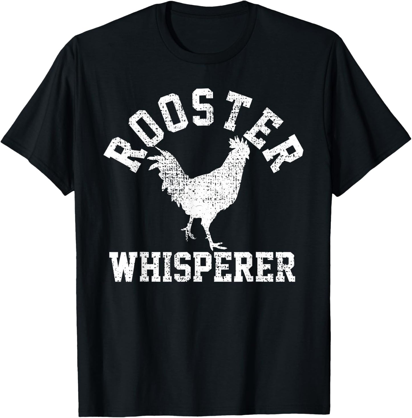 Funny Cock Whisperer Gift Farmer Rooster T-Shirt - T-Shirt | Black