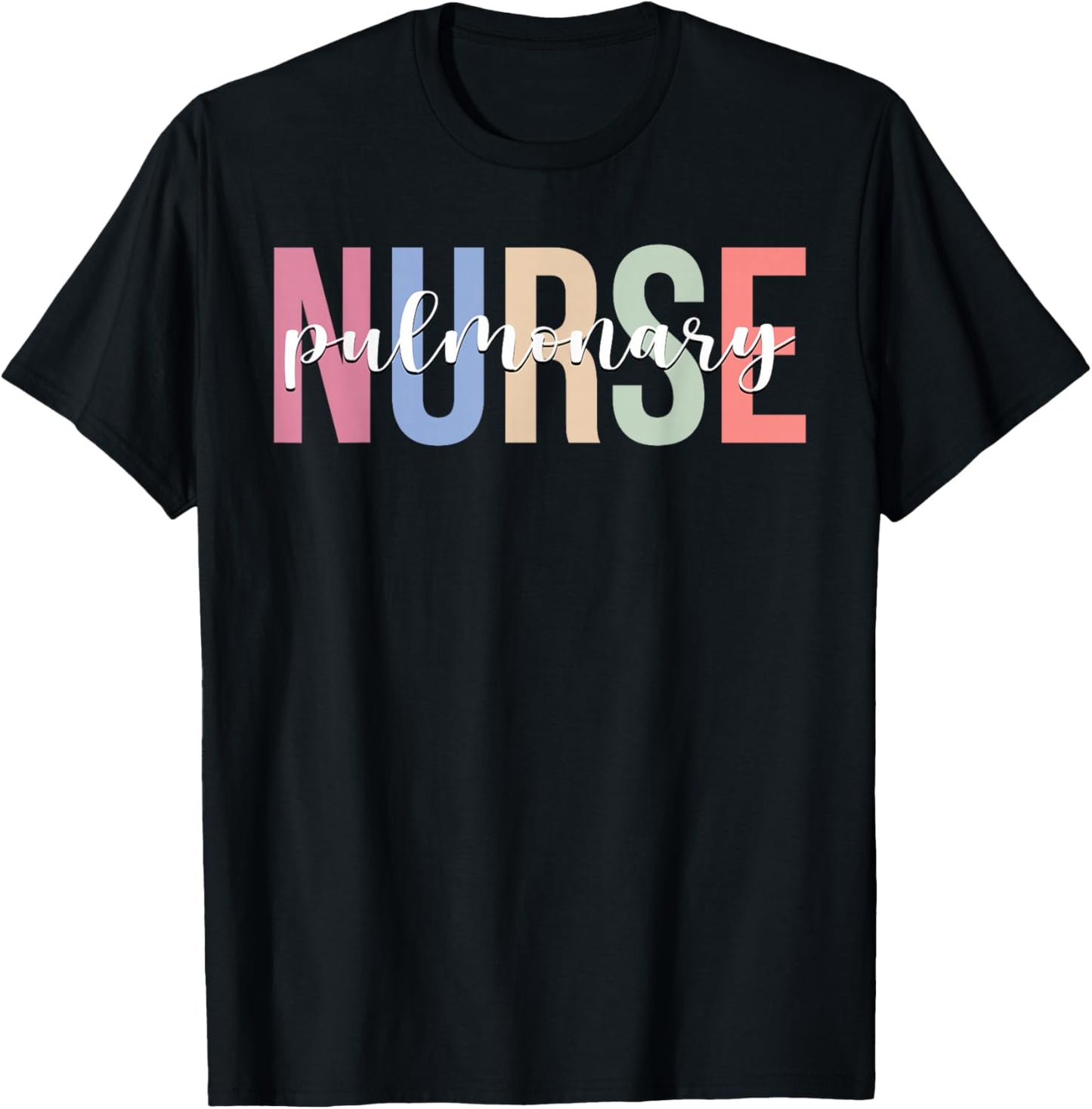 Pulmonary Nurse Respiratory Care Lung Nursing T-Shirt - T-Shirt | Black