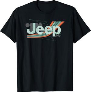 Jeep Painted Angles Design T-Shirt - T-Shirt | Black