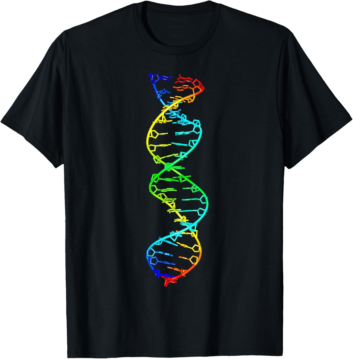 Doktoranden Bio Chemie Wissenschaft Geschenkideen Scientist DNA Double Helix Molecule - Men's Black Short Sleeve Classic Fit - Small T-Shirt - T-Shirt | Black