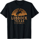 Lubbock Texas TX Rodeo Cowboy T-Shirt - T-Shirt | Black