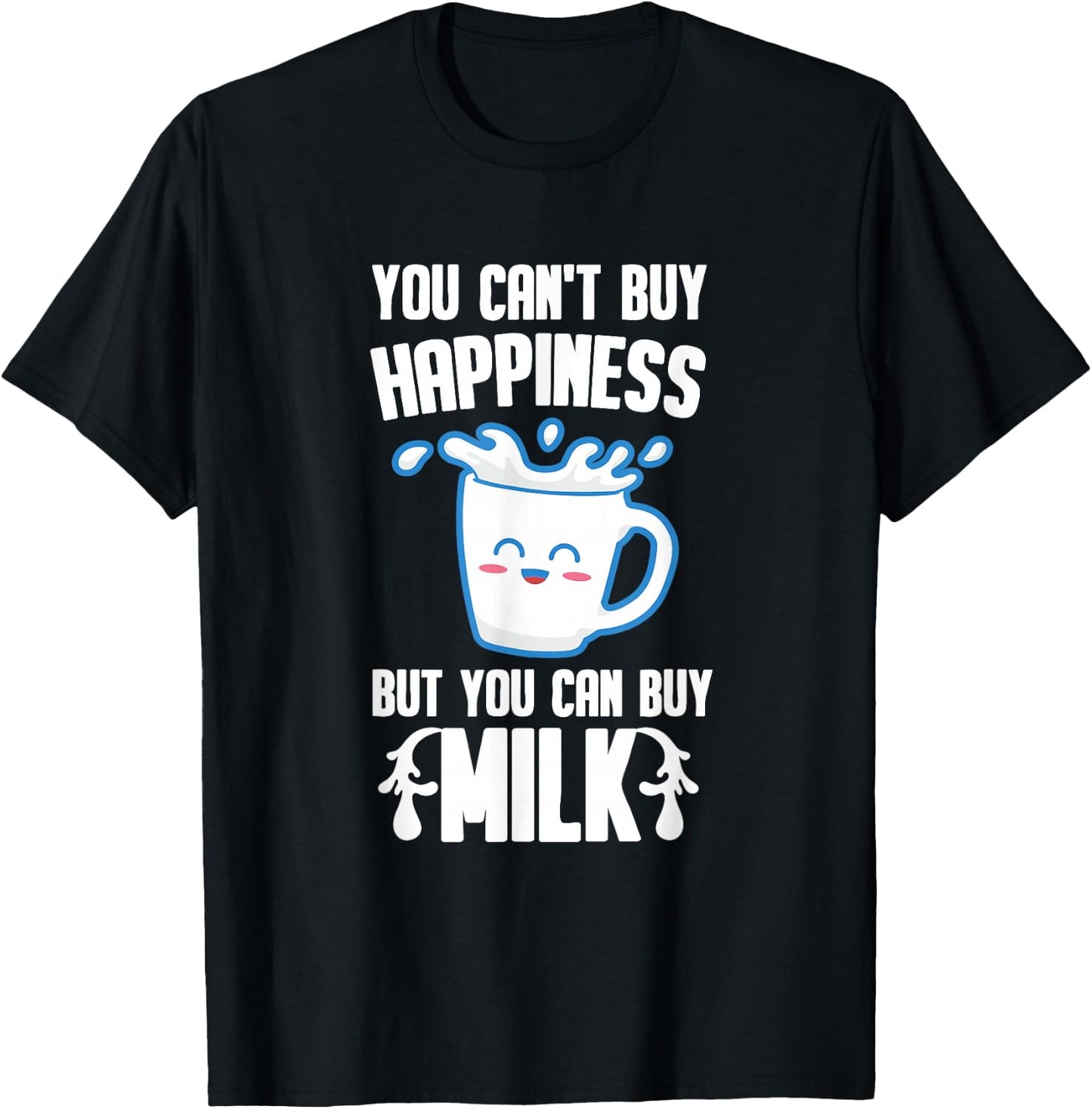 Milk Lover Gift - Dairy Farmer T-Shirt - T-Shirt | Black