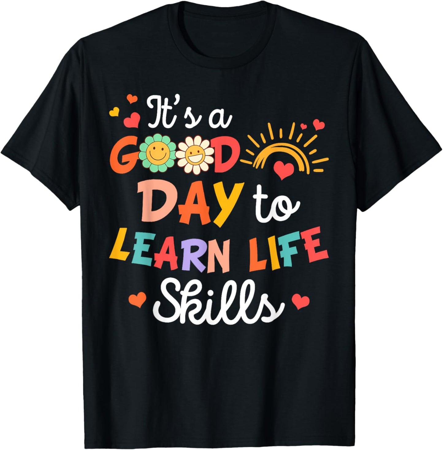 FCS Teacher Consumer Science Good Day To Learn Life Skills T-Shirt - T-Shirt | Black