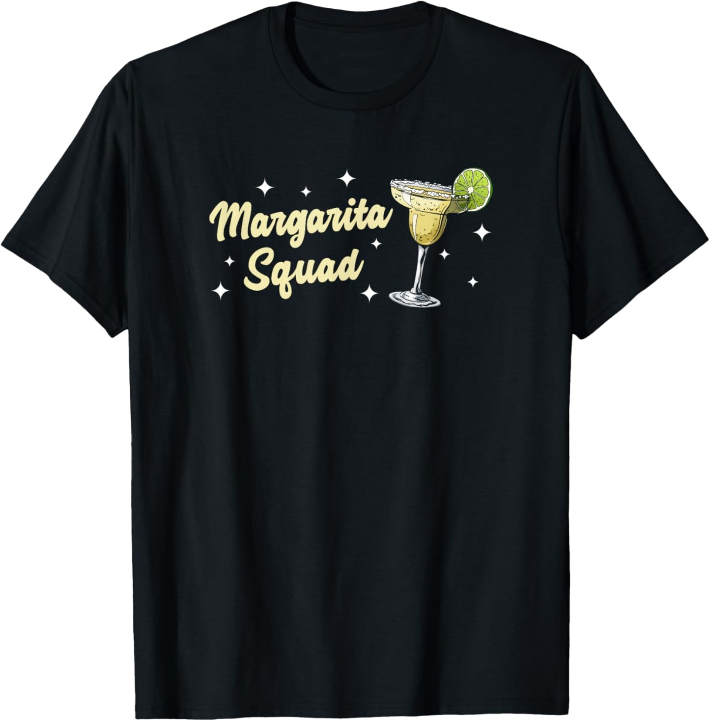 Margarita Squad Adult Men and Cinco de Mayo T-Shirt - T-Shirt | Black