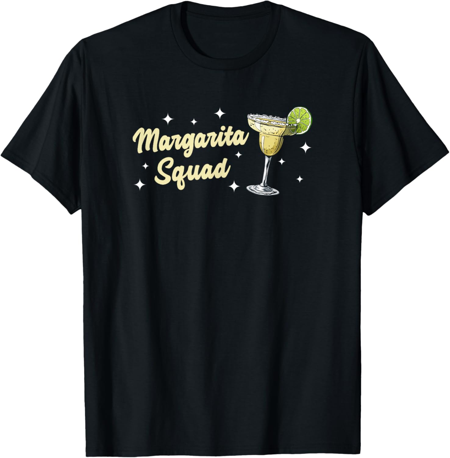 Margarita Squad Adult Men and Cinco de Mayo T-Shirt - T-Shirt | Black