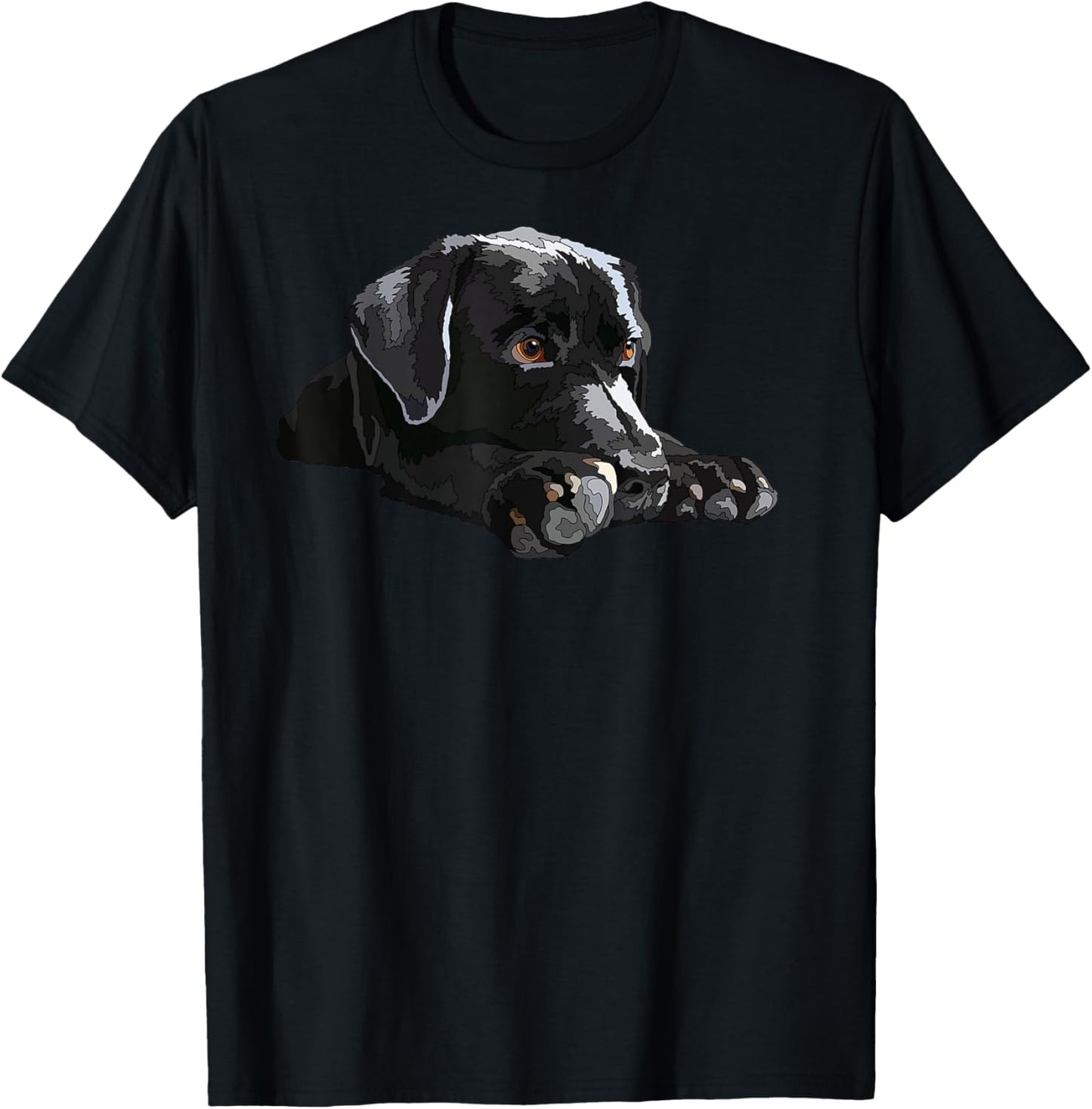 Black Labrador Retriever Black Lab Dog Mom Mother Dad Father T-Shirt - T-Shirt | Black