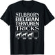 Stubborn Belgian Tervuren Tricks, Funny Belgian Tervuren T-Shirt - T-Shirt | Black