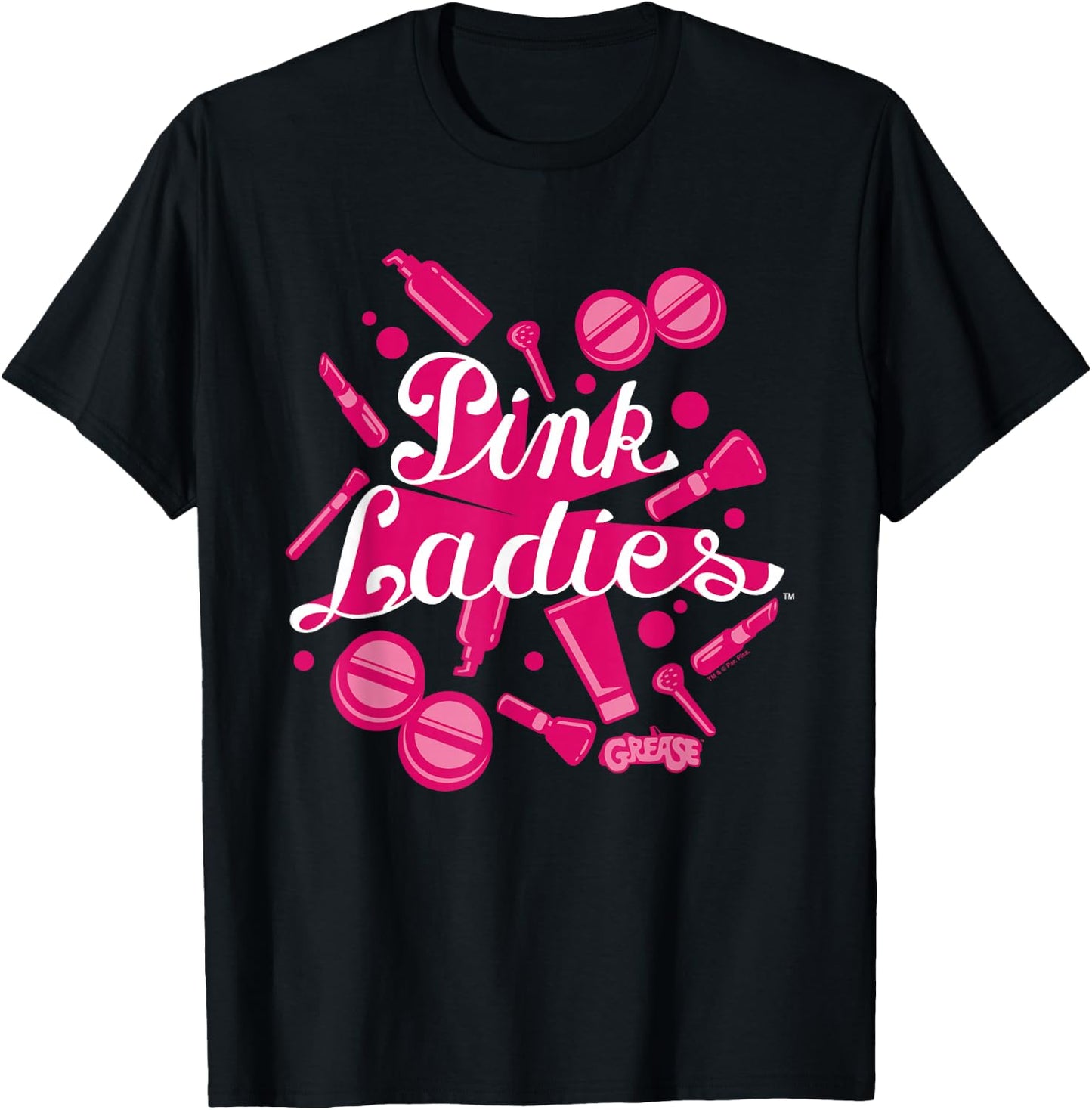 Grease Pink Ladies Accessories T-Shirt - T-Shirt | Black