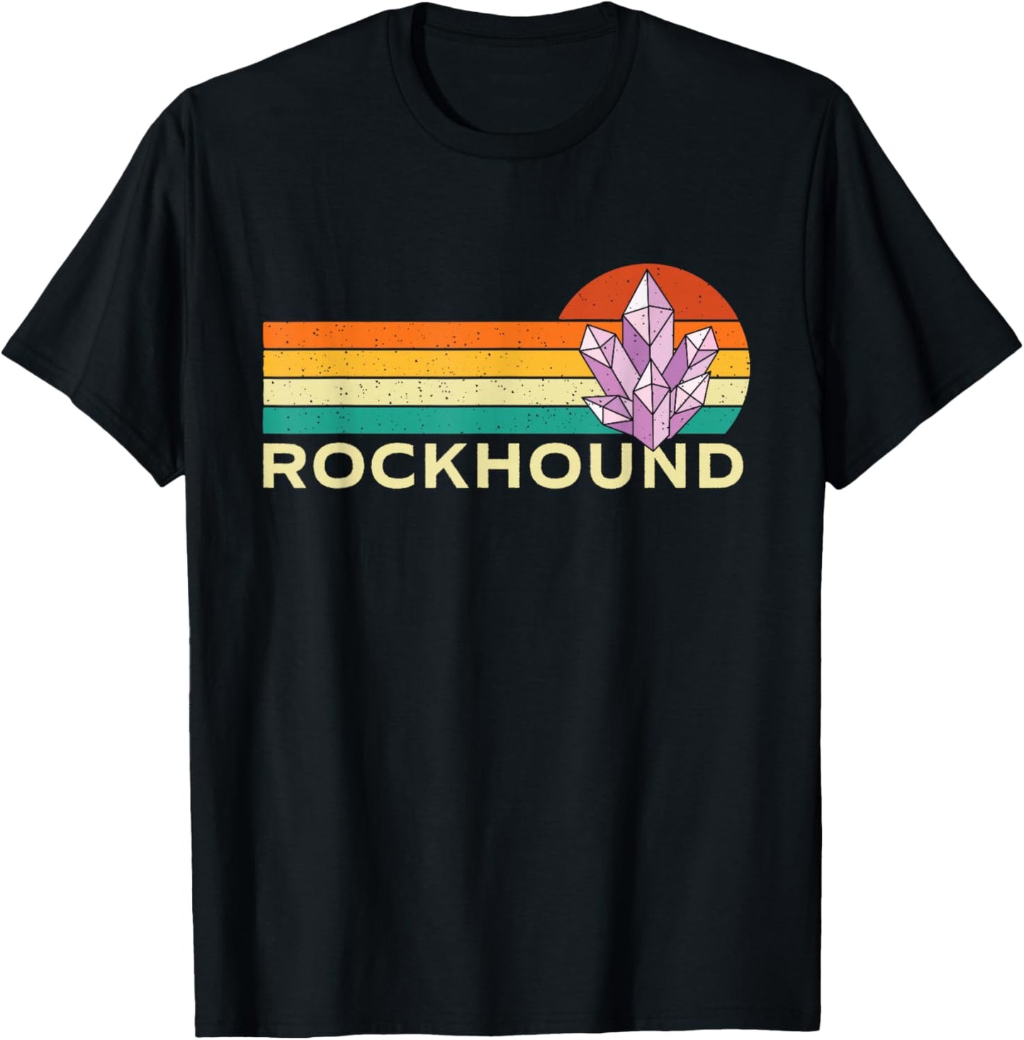 Rockhound - Rock Collector Geode Hunter Geology T-Shirt - T-Shirt | Black