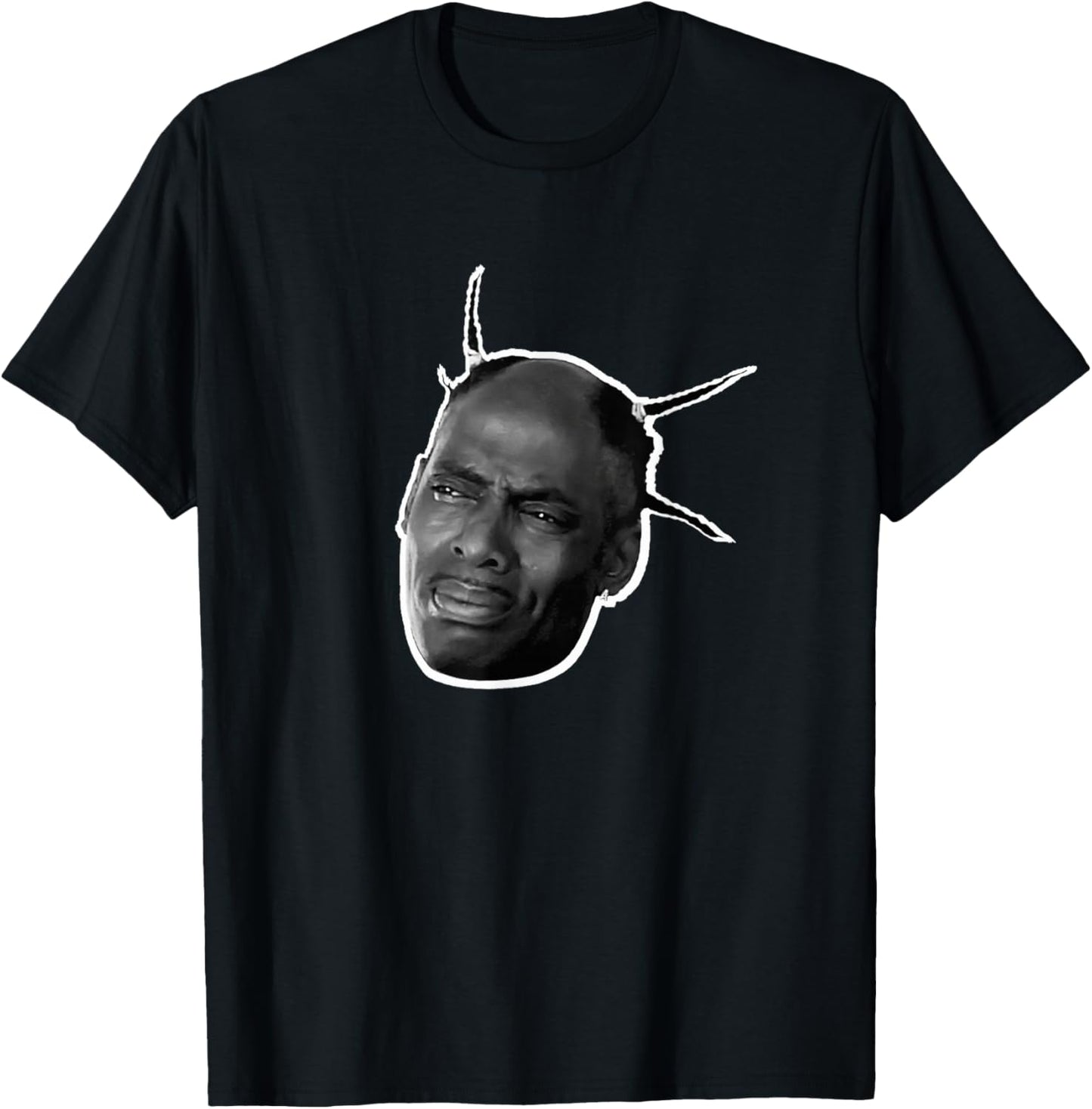 Two Hundred Thousand Dirty COOLIO HEAD - -Adults, Black, Small, Short Sleeve T-Shirt - T-Shirt | Black