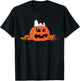 Peanuts Snoopy Lantern Halloween T-Shirt - T-Shirt | Black
