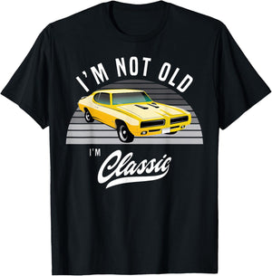 1969 69 GTO Classic Car Old School Muscle Car T-Shirt - T-Shirt | Black