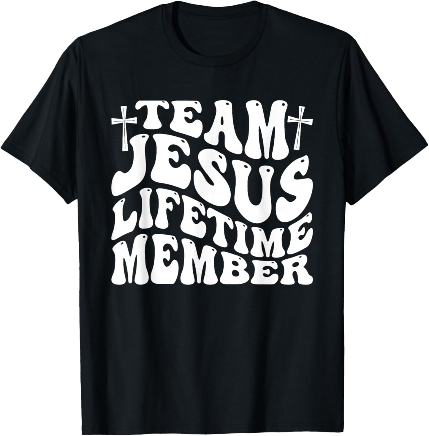 Christian - Team Jesus 03 Faith Hope Love T-Shirt - T-Shirt | Black