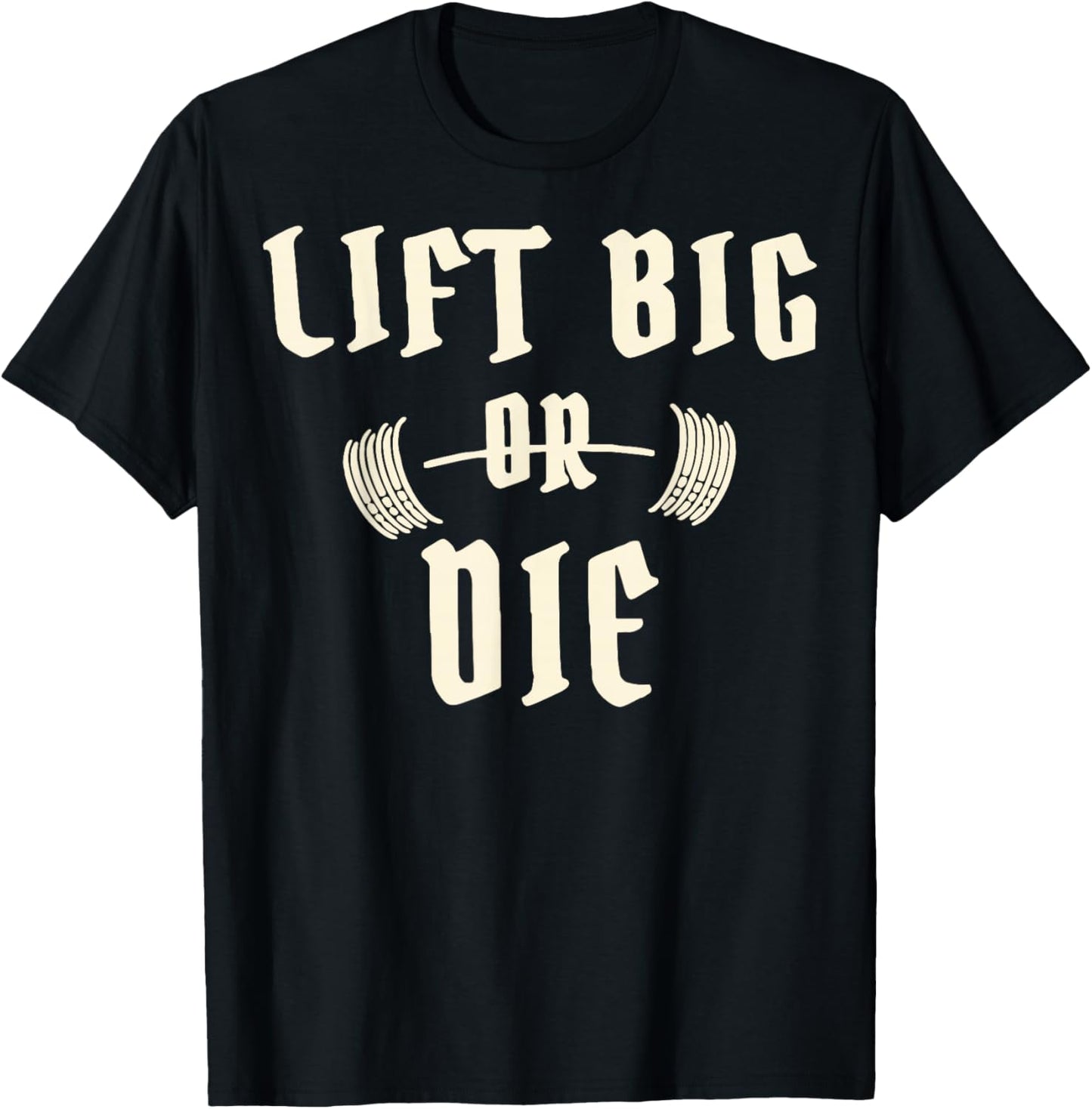 King of juco merch lift big or die T-Shirt - T-Shirt | Black